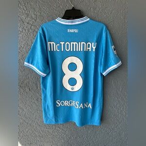 Napoli Jersey Blue Mc Tominay